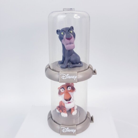 CATS OF DISNEY BAGHEERA & SHERE KHAN JUNGLE BOOK EXCLUSIVE DOMEZ FIGURE - Picture 4 of 5